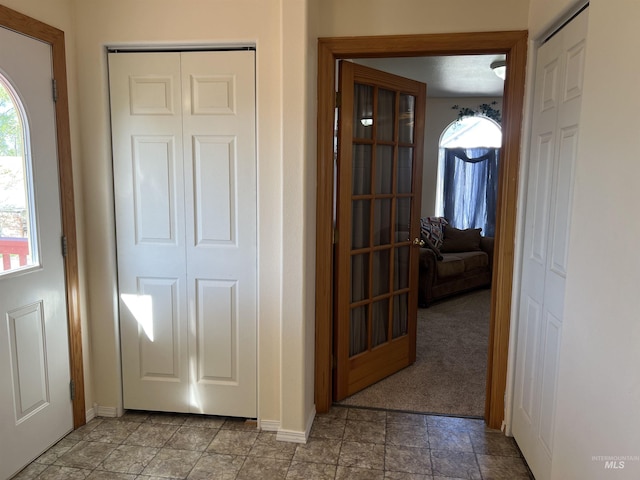140 3rd St, Grand View, ID 83624 - foyer featuring stone finish floor and baseboards