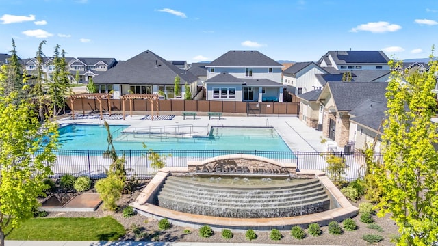 2365 E Valensole St, Meridian, ID 83642 - community pool featuring a residential view and a patio area