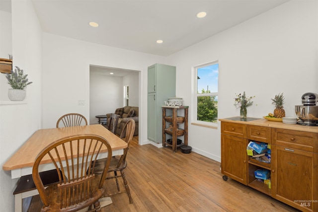 24722 Red Top Rd, Wilder, ID 83676 - dining room featuring light wood finished floors and recessed lighting