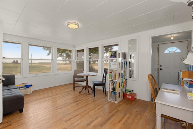 24722 Red Top Rd, Wilder, ID 83676 - sunroom / solarium with wood finished floors and baseboards