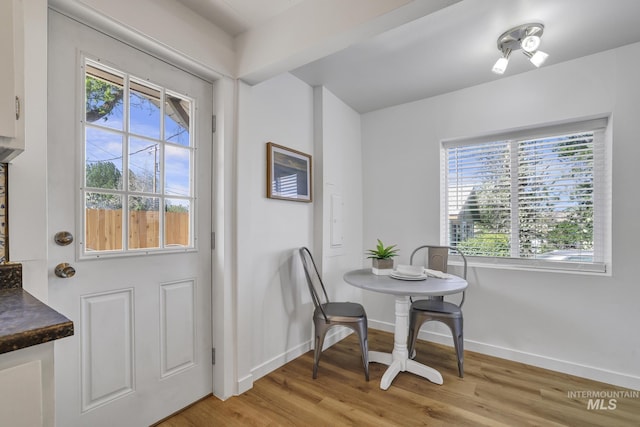 240 W Valley Rd, Hagerman, ID 83332 - dining space featuring baseboards, healthy amount of natural light, and light wood finished floors