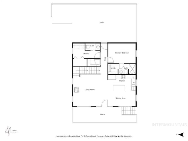 1010 N Hidden Pine Rd, Pine, ID 83647 - room layout