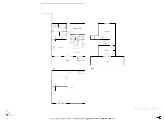 1010 N Hidden Pine Rd, Pine, ID 83647 - home floor plan