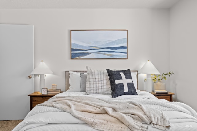 bedroom featuring carpet floors