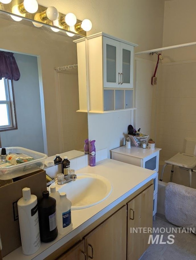 3075 Galey St, Weiser, ID 83672 - full bathroom with vanity and washtub / shower combination