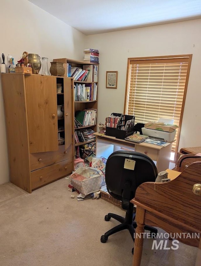 3075 Galey St, Weiser, ID 83672 - view of carpeted home office