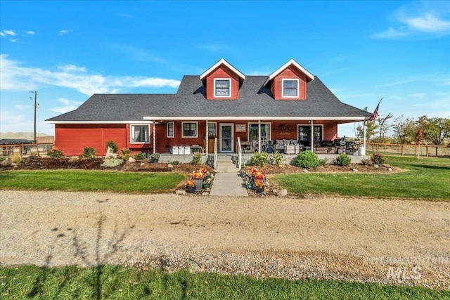 3976 Ranch Ln, Emmett, ID 83617 - view of front facade featuring a porch and a front yard