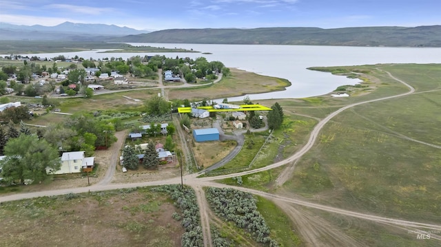 104 Poverty Ln, West Magic, ID 83352 - aerial view of property's location with a water and mountain view
