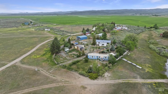104 Poverty Ln, West Magic, ID 83352 - aerial view of property and surrounding area featuring rural landscape and a mountainous background