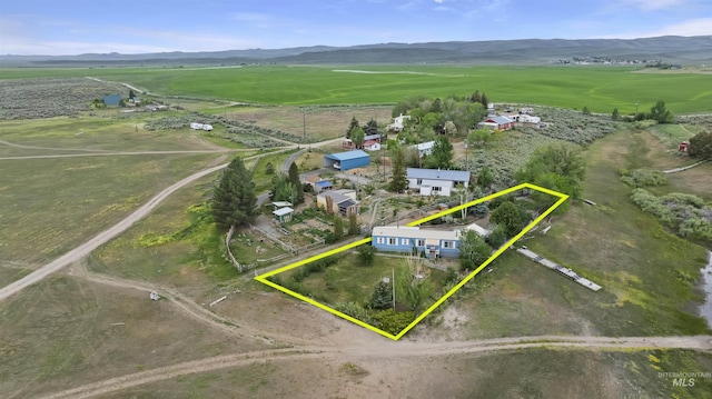 104 Poverty Ln, West Magic, ID 83352 - view of rural area with property parcel outlined and a mountainous background