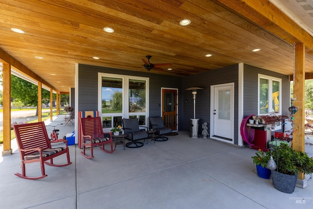 894 Main St, Star, ID 83669 - view of patio featuring ceiling fan