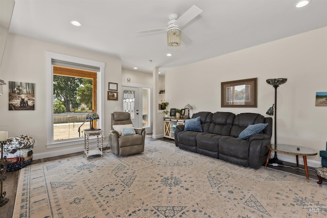 894 Main St, Star, ID 83669 - living area with ceiling fan and recessed lighting