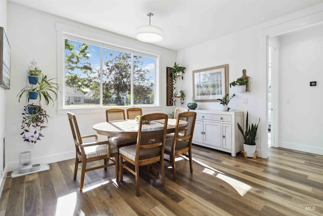 5916 S Wayland Way, Meridian, ID 83642 - dining room with wood finished floors and baseboards