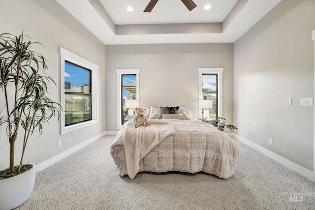 1580 Clear Creek Loop, Twin Falls, ID 83301 - bedroom with multiple windows, carpet flooring, baseboards, and recessed lighting