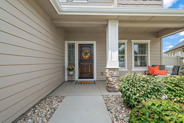 1175 N Champions Pl, Eagle, ID 83616 - property entrance featuring covered porch