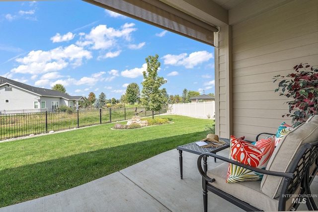 1175 N Champions Pl, Eagle, ID 83616 - view of patio featuring a fenced backyard