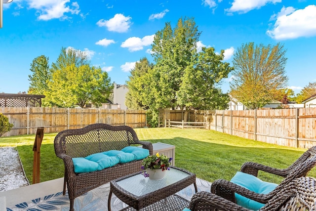 view of yard