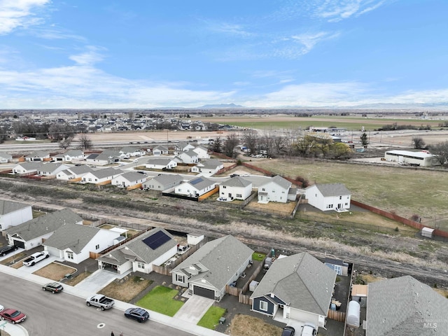 birds eye view of property featuring a residential view