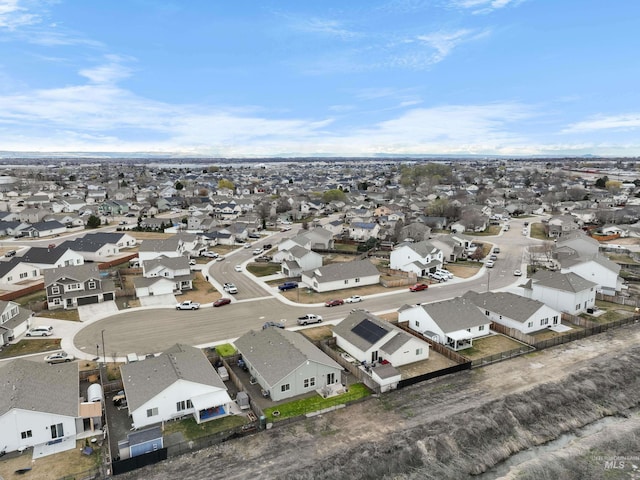 birds eye view of property featuring a residential view