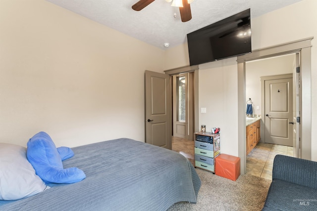 4763 S Skyridge Way, Boise, ID 83709 - bedroom with light carpet and a ceiling fan