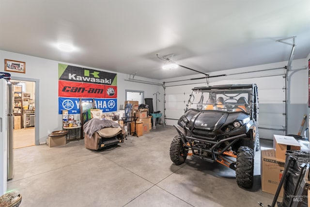 4763 S Skyridge Way, Boise, ID 83709 - garage with freestanding refrigerator