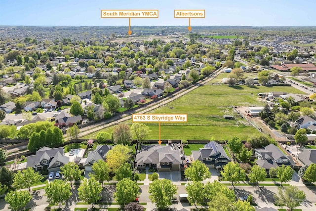 4763 S Skyridge Way, Boise, ID 83709 - aerial perspective of suburban area