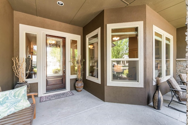 4763 S Skyridge Way, Boise, ID 83709 - view of exterior entry with stucco siding