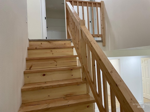 view of stairs