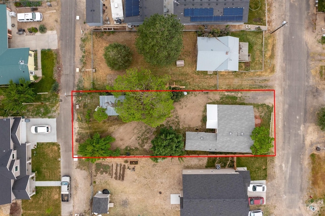 aerial overview of property's location with property boundaries highlighted