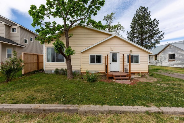 view of bungalow