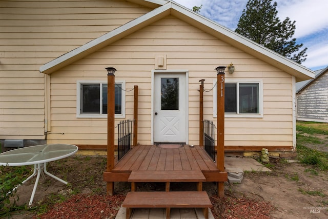 view of rear view of house