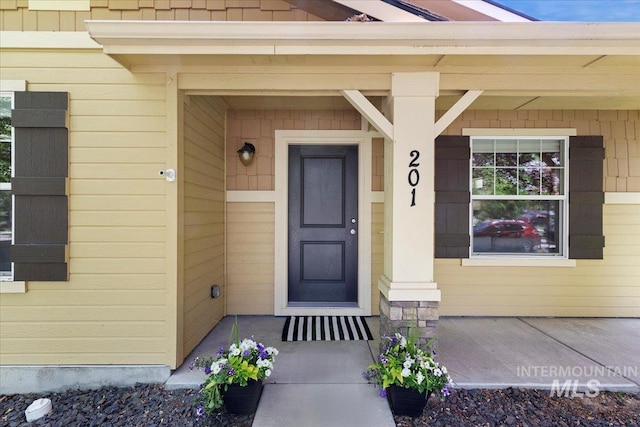 201 W Lava Fls, Meridian, ID 83646 - property entrance featuring covered porch