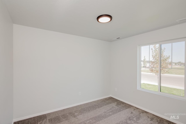 unfurnished room with carpet