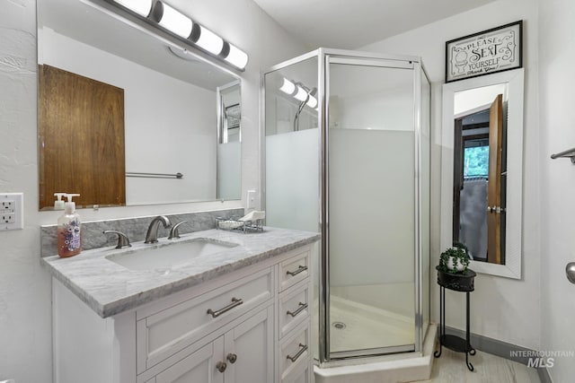 1011 E 1000 S, Albion, ID 83311 - bathroom with vanity and a shower stall