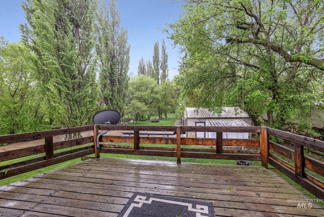 1011 E 1000 S, Albion, ID 83311 - view of wooden terrace