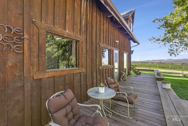 1011 E 1000 S, Albion, ID 83311 - wooden deck featuring a lawn