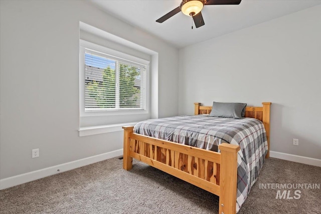 9753 W Wildbranch, Star, ID 83669 - bedroom featuring carpet flooring and a ceiling fan