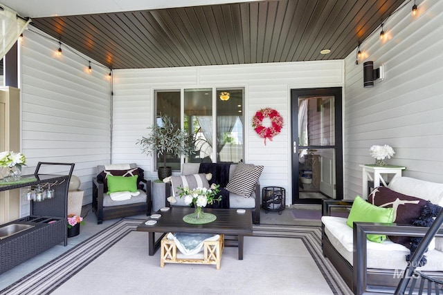 1987 S Defio Way, Meridian, ID 83642 - view of patio / terrace with an outdoor hangout area