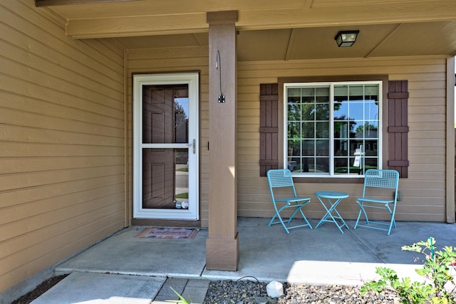 5375 N Isla Ave, Meridian, ID 83646 - doorway to property featuring a porch