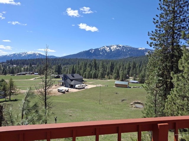 8 Lookout Rd, Garden Valley, ID 83622 - view of mountain background featuring a heavily wooded area and rural landscape