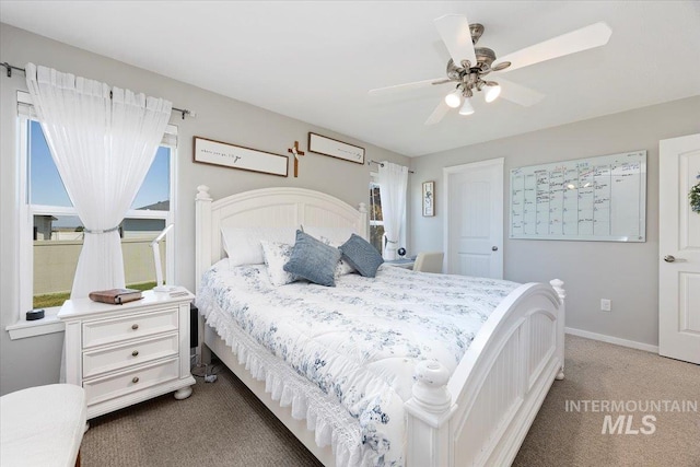 1440 Riverbend Pl, Twin Falls, ID 83301 - bedroom featuring carpet and a ceiling fan