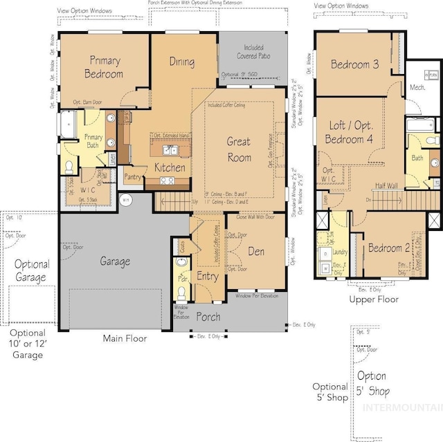 7779 W Daybreak Run Ct, Meridian, ID 83646 - home floor plan