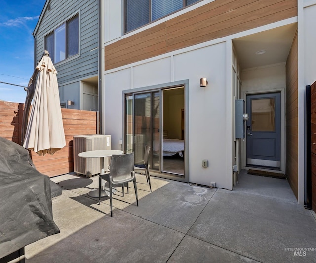 1681 W Idaho St, Boise, ID 83702 - view of patio featuring fence and central air condition unit