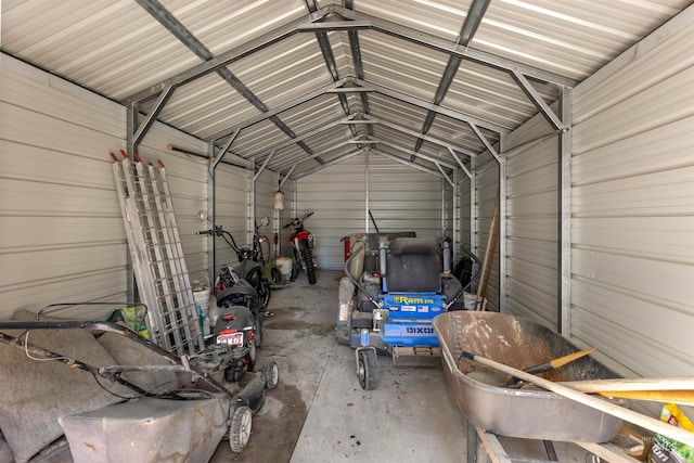 1417 Scranton Ave, Caldwell, ID 83605 - garage featuring metal wall
