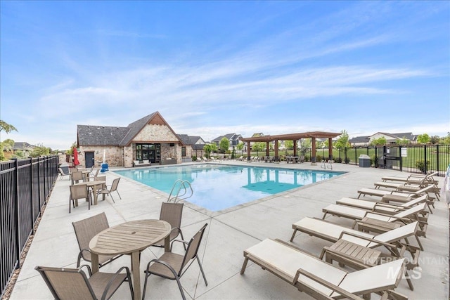 4923 W Canaston St, Meridian, ID 83646 - community pool featuring fence and a patio