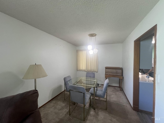 1069 Lucky Ln, Ontario, OR 97914 - carpeted dining space featuring a textured ceiling and baseboards