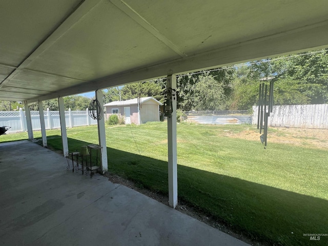 1069 Lucky Ln, Ontario, OR 97914 - view of patio / terrace with an outdoor structure