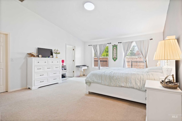 389 Trotter Dr, Twin Falls, ID 83301 - bedroom featuring vaulted ceiling and carpet floors