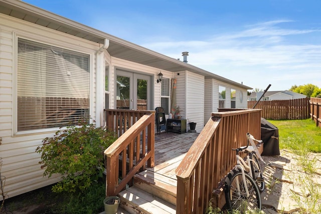 389 Trotter Dr, Twin Falls, ID 83301 - deck featuring french doors