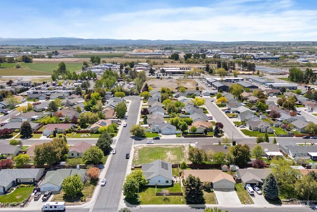 389 Trotter Dr, Twin Falls, ID 83301 - aerial view of residential area with a mountain backdrop